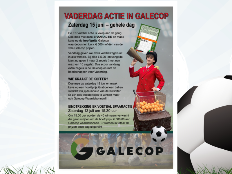 Vaderdag actie in Galecop Vaderdag actie in Galecop